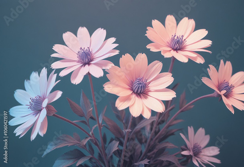 beautiful flowers photo generative ai