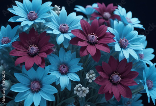 beautiful flowers photo generative ai