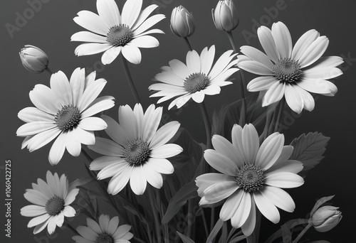 beautiful flowers photo generative ai
