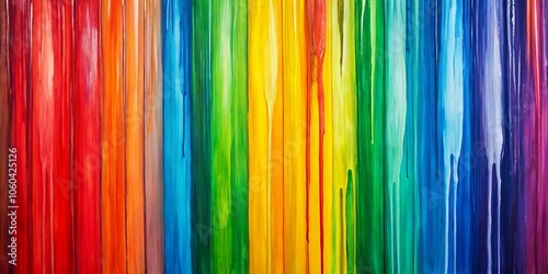 A Vibrant Palette of Vertical Stripes Flowing Seamlessly Into Each Other, Creating an Abstract Canvas of Color