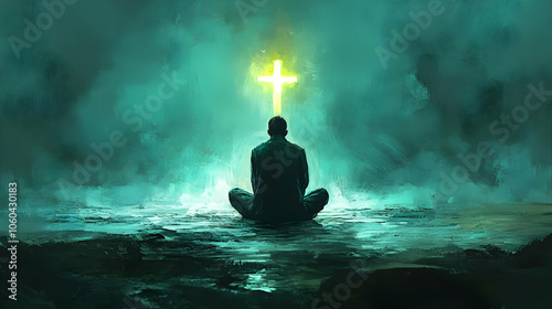 Digital Painting of a Man M...