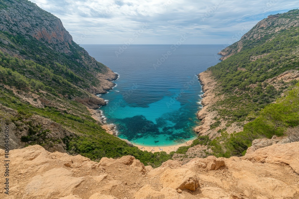 Unterwegs zu dem Highlight auf der wunderschönen Balearen Insel Mallorca - Cap de Formentor - Spanien. Beautiful simple AI generated image Unterwegs zu dem Highlight auf der wunderschönen Balearen Insel Mallorca - Cap de Formentor - Spanien. Beautiful simple AI generated image