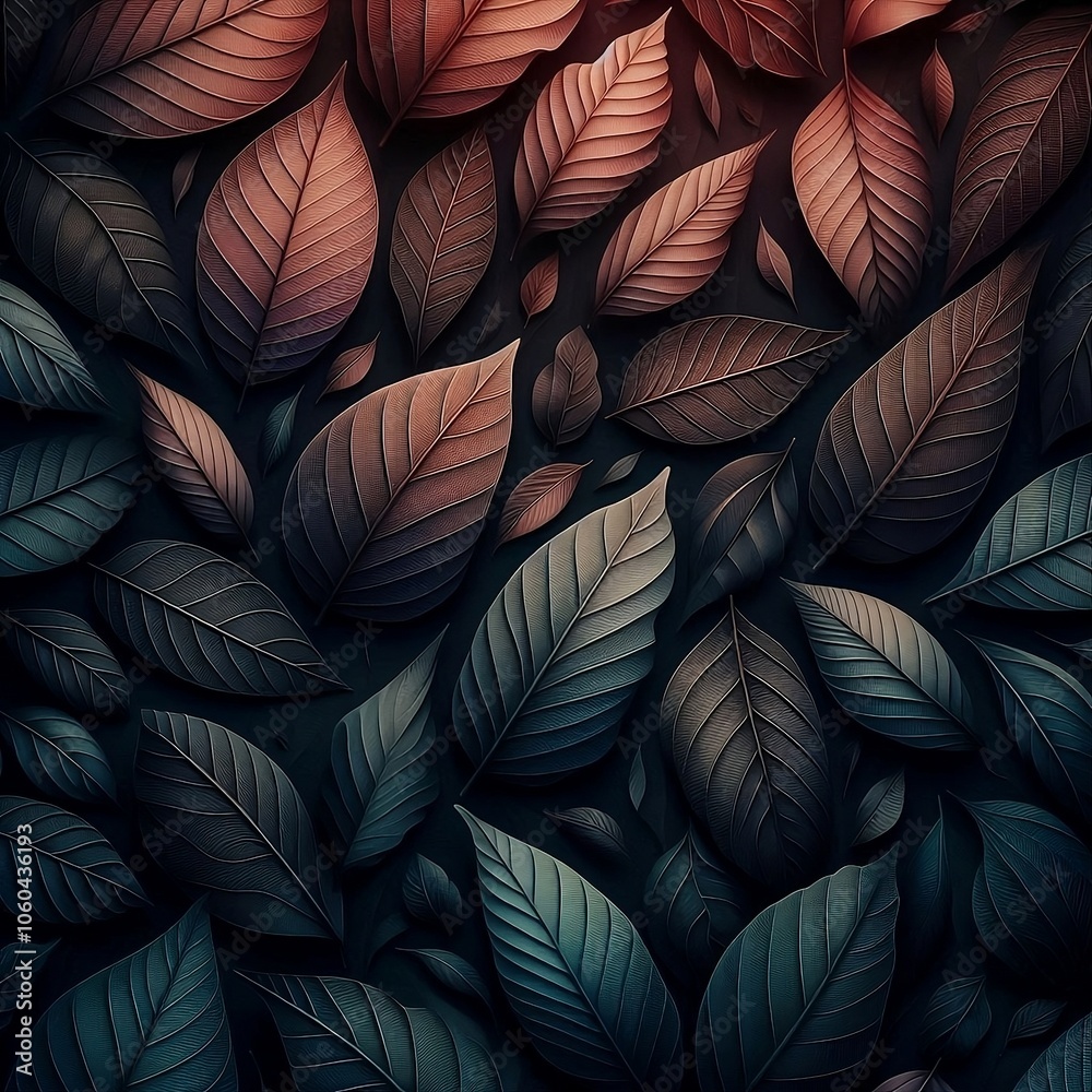 Dark leaf texture Dark leaf texture