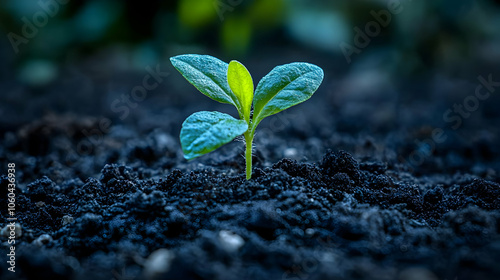 Small Green Plant Sprouting...
