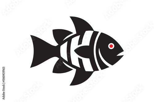 fish on a white background