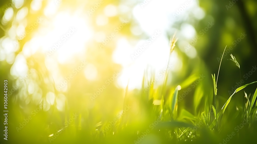 Sunny day in the grass Soft Pastel Background for Graphic Design Templates