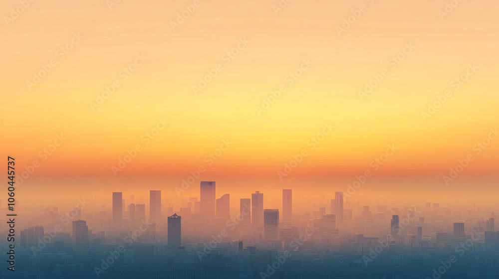 sunset over the city sunset over the city