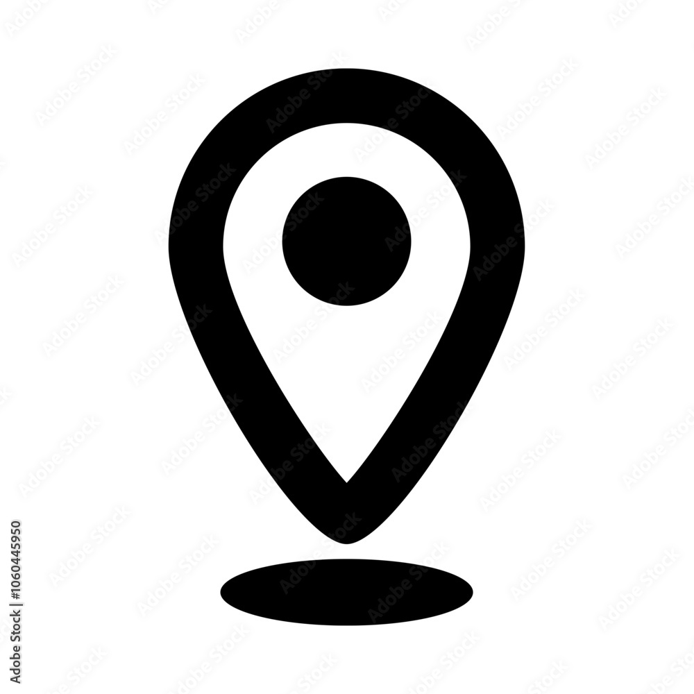 Simple Location Pin Icon Simple Location Pin Icon