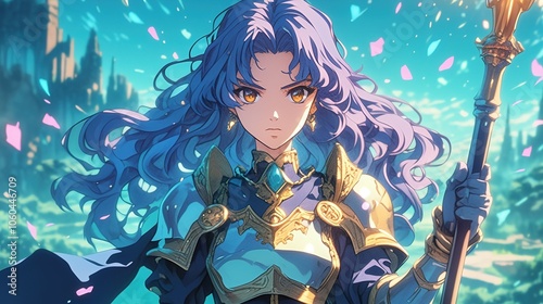Anime Warrior Woman