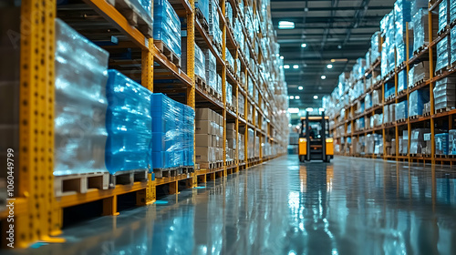 Warehouse Interior with For...