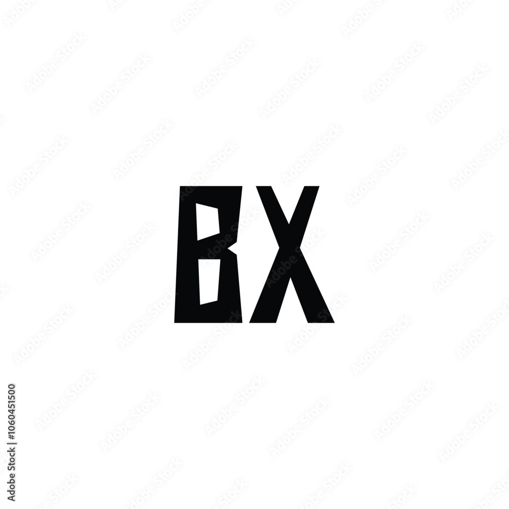 BX monogram logo design letter text name symbol monochrome logotype alphabet character simple logo BX monogram logo design letter text name symbol monochrome logotype alphabet character simple logo
