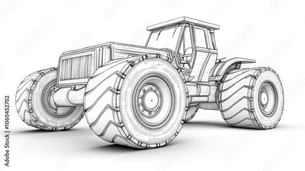 Obraz premium Kid-Friendly Roller Truck Illustration for Children