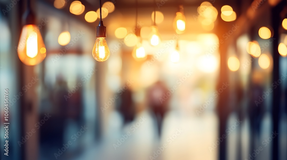 Fototapeta premium Bokeh Lights with Blurred Background Subtle Blur Background with Space for Custom Text