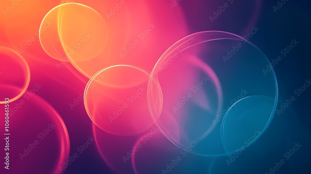 Abstract Colorful Bubbles Clean Blank Canvas with Empty Space for Designs Abstract Colorful Bubbles Clean Blank Canvas with Empty Space for Designs
