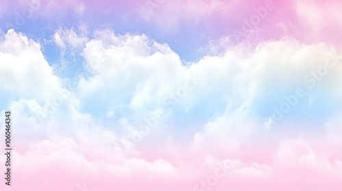 Pastel Sky Background Simple Neutral Background with Free Space for Design