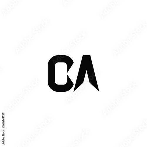 Free Download CA monogram logo design letter text name symbol monochrome logotype alphabet character simple logo - GFXLoad