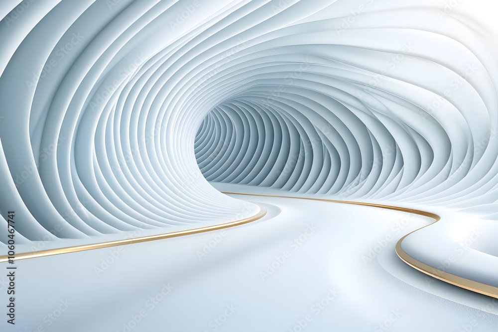 Obraz premium Soft Blue Gradient Abstract Background Design