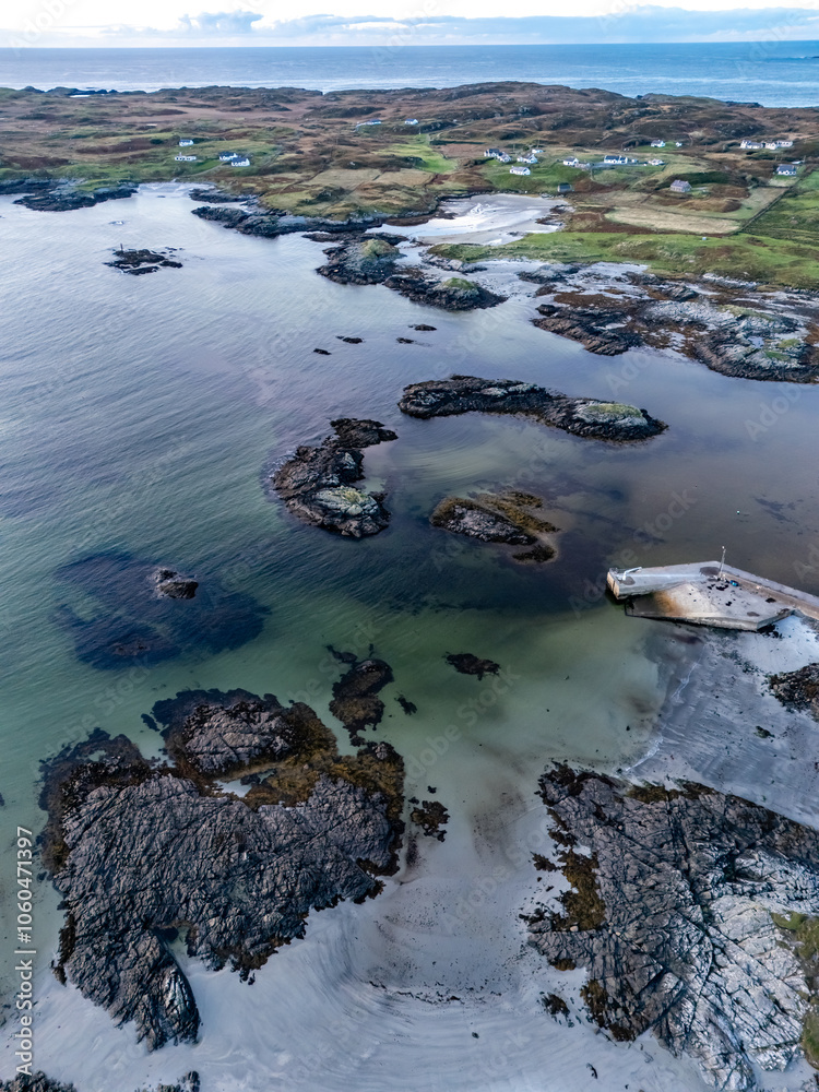 The coastline at Rossbeg in County Donegal during autumn - Ireland The coastline at Rossbeg in County Donegal during autumn - Ireland