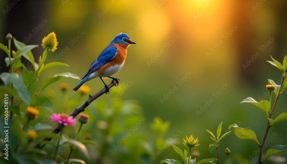 Obraz premium bird on a branch