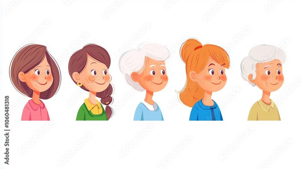 Diverse Profiles of Women Across Different Ages Diverse Profiles of Women Across Different Ages