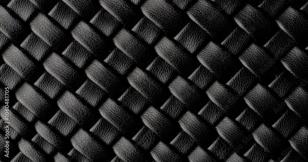 Black Leather Woven Texture. Close-up of a black leather woven pattern with a luxurious, textured finish. Perfect for backgrounds, fashion themes, and design elements with an elegant. Black Leather Woven Texture. Close-up of a black leather woven pattern with a luxurious, textured finish. Perfect for backgrounds, fashion themes, and design elements with an elegant.