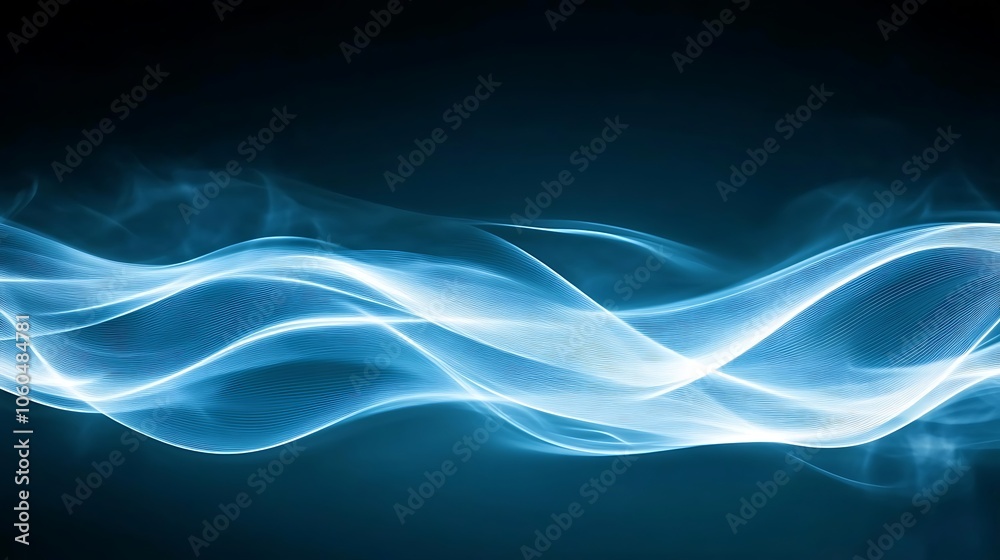 Abstract Blue Wave Background Subtle Blur Background with Space for Custom Text Abstract Blue Wave Background Subtle Blur Background with Space for Custom Text