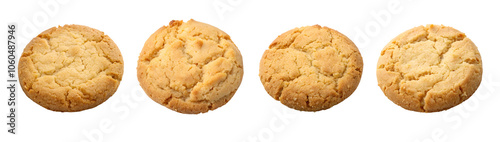 Wallpaper Mural Butter Cookie Isolated on Transparent or White Background Torontodigital.ca