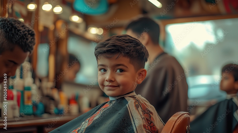 Haircut for a boy Haircut for a boy