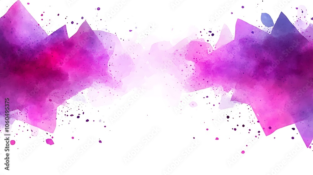 Fototapeta premium Watercolor abstract background Minimalist White Background with Space for Text