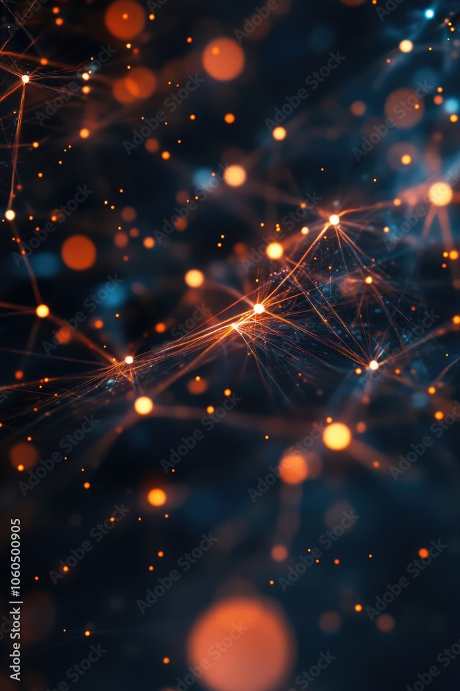 Abstract digital network concept with glowing dots, symbolizing connectivity and technology. Abstract digital network concept with glowing dots, symbolizing connectivity and technology.