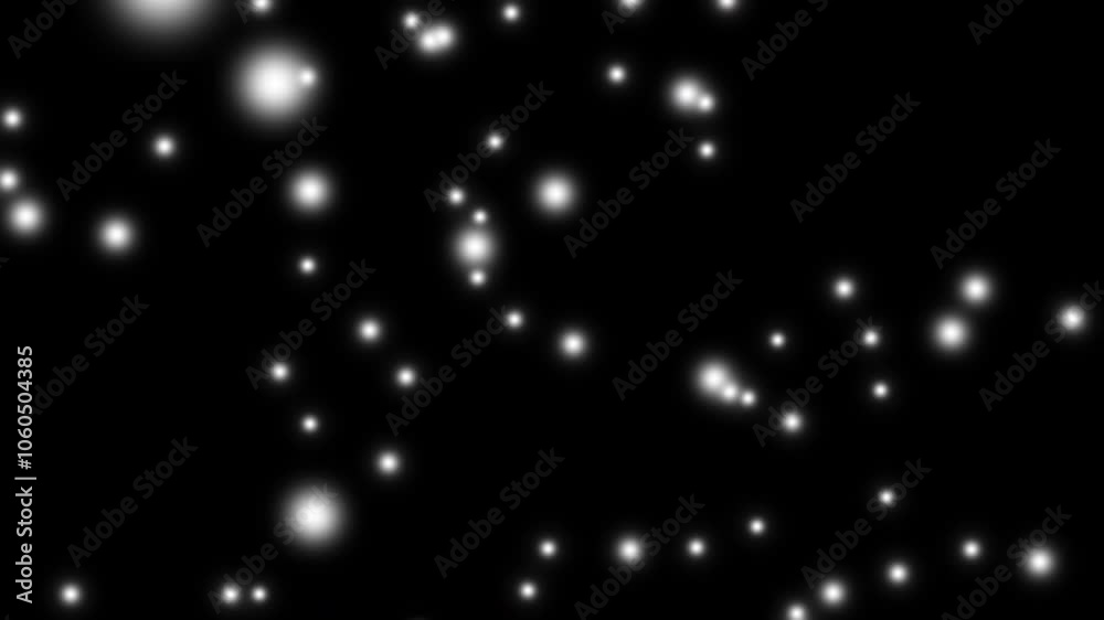 Glowing white snow falling on light black background. For Merry Christmas, Happy Holidays, Season's greetings, Happy Valentine's day and wedding ceremony.