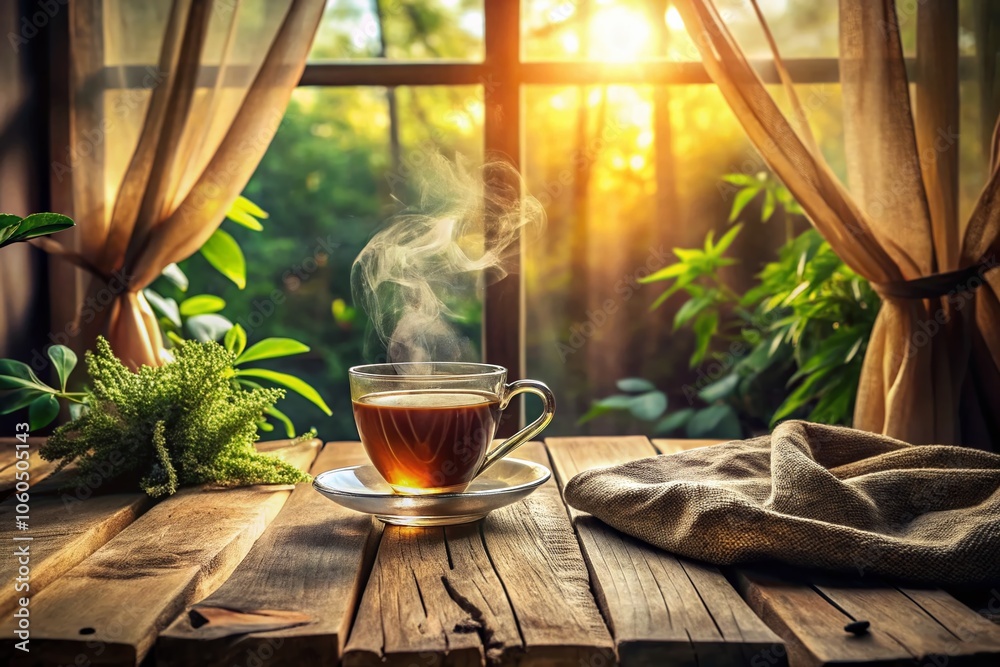 Cozy Home Corner with Hot Beverage - Double Exposure Photography of Tea or Coffee, Wooden Table, Warm Atmosphere, Comfort, Serenity, Relaxation, Homely Vibes, Inviting Space Cozy Home Corner with Hot Beverage - Double Exposure Photography of Tea or Coffee, Wooden Table, Warm Atmosphere, Comfort, Serenity, Relaxation, Homely Vibes, Inviting Space