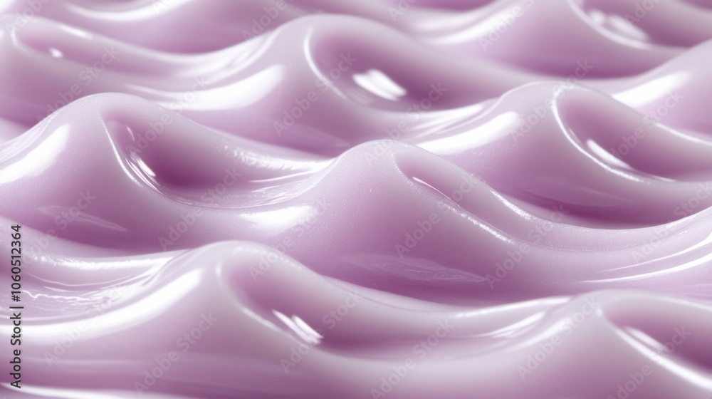 Obraz premium Explore the Sensual Beauty of Fluid Textures in Soft Lavender Tones