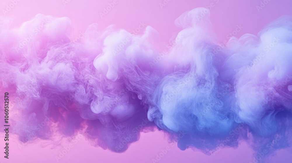 Ethereal Dreams: A Captivating Play of Soft Clouds and Vibrant Colors