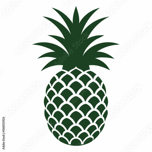 pineapple isolated on white background
