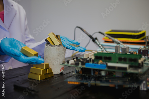 Extracting gold from computers involves recovering precious metals from electronic components. This process includes dismantling devices, collecting circuit boards