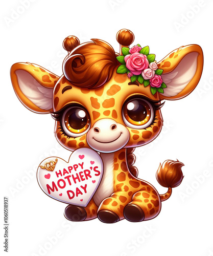 Cute Happy Mothers Day Animals 