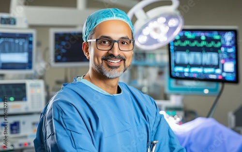 Smiling Doctor in Hospital