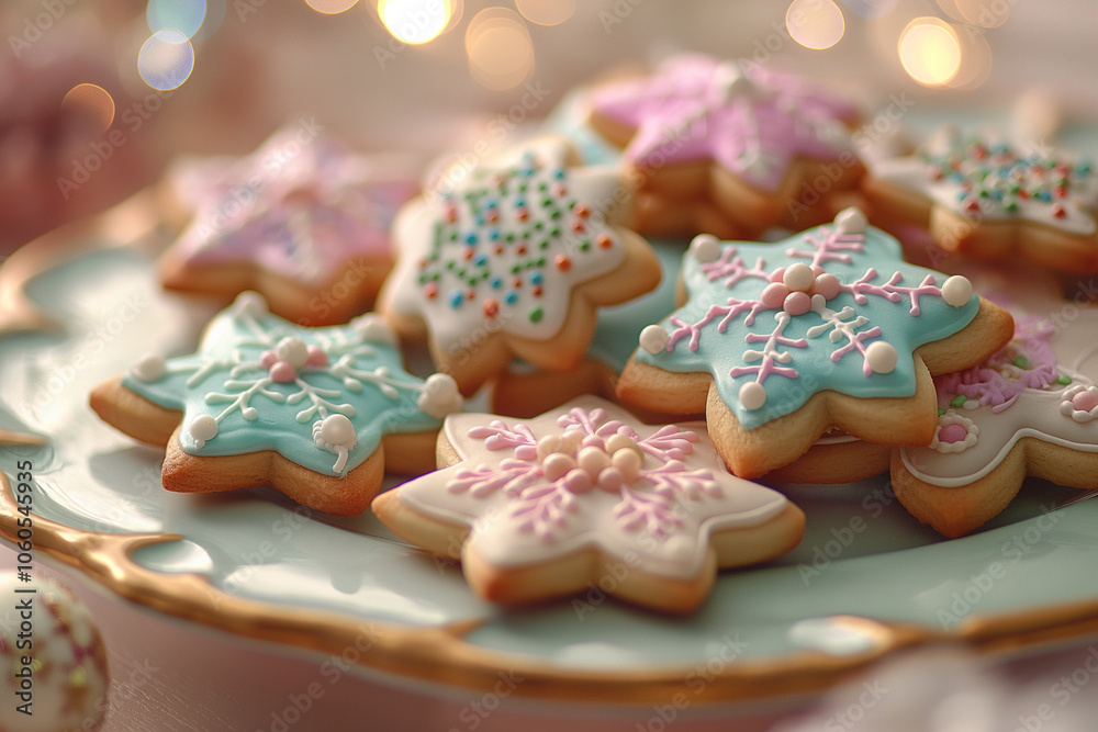 Christmas Cookies in a Plate Christmas Cookies in a Plate