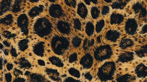 A bold animal print wallpaper, adding an exotic touch to a stylish lounge or study.