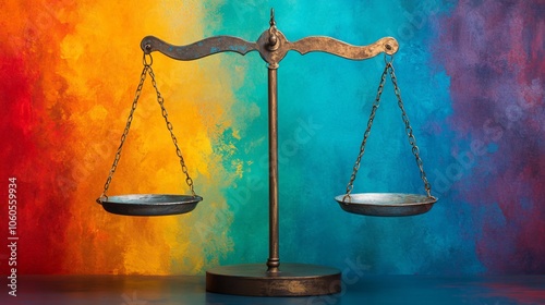 Abstract Scales: Colors and Textures of Moral Decisions