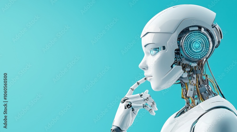 Naklejka premium Exploring the future advanced robotics shaping tomorrow's worlds