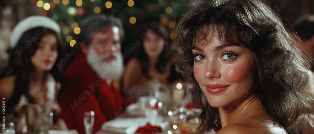 Santa Claus and Christmas Celebration, 1980s Era