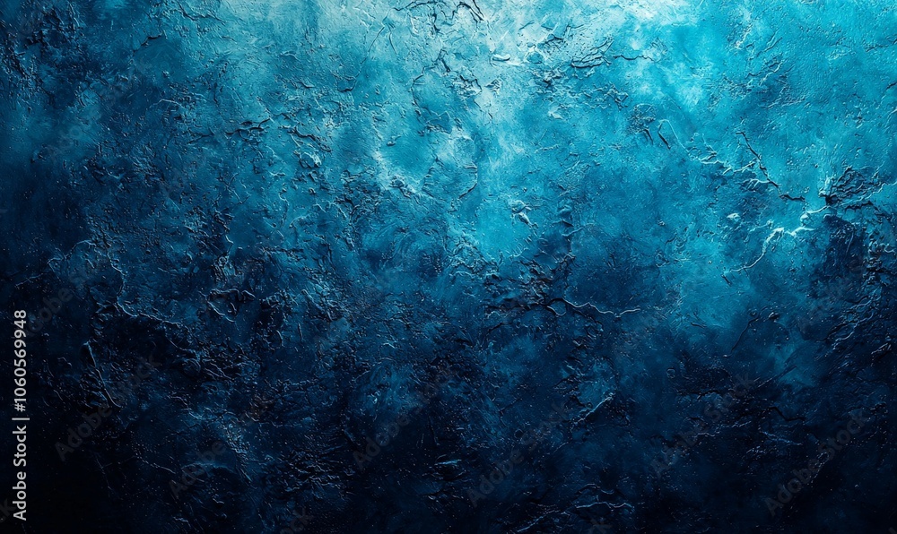 A textured blue surface resembling water, evoking a sense of depth and tranquility.