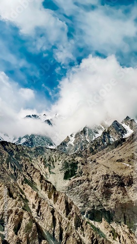 landscape with clouds