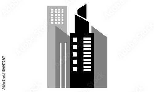 building skyscraper, city building vector