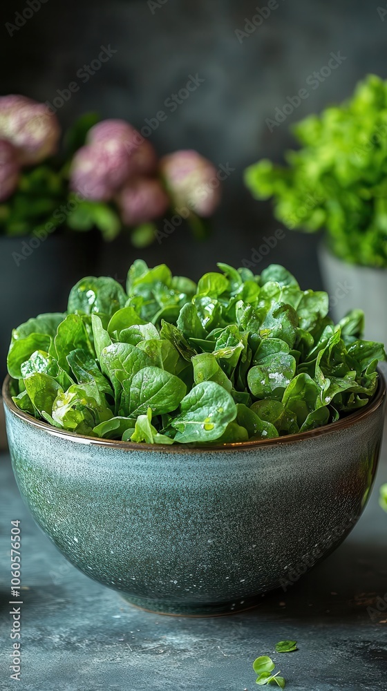 fresh green salad artfully arranged in a bowl showcasing vibrant colors and textures emphasizing healthy eating and culinary creativity perfect for food photography and healthy lifestyle themes fresh green salad artfully arranged in a bowl showcasing vibrant colors and textures emphasizing healthy eating and culinary creativity perfect for food photography and healthy lifestyle themes
