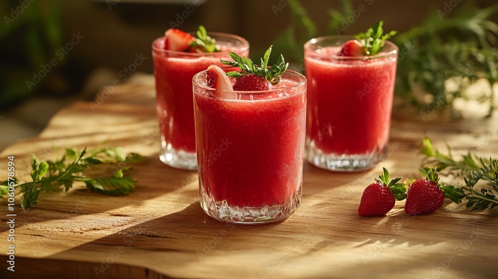 Strawberry Smoothie: A Refreshing Summer Drink Strawberry Smoothie: A Refreshing Summer Drink