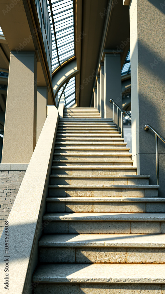 stone stairs leading a glass ceiling stone stairs leading a glass ceiling