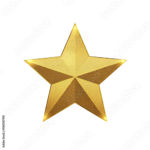 Gold star illustration transparent